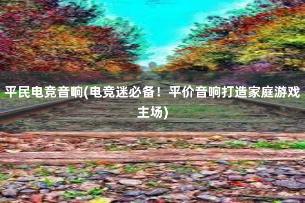 平民电竞音响(电竞迷必备！平价音响打造家庭游戏主场)