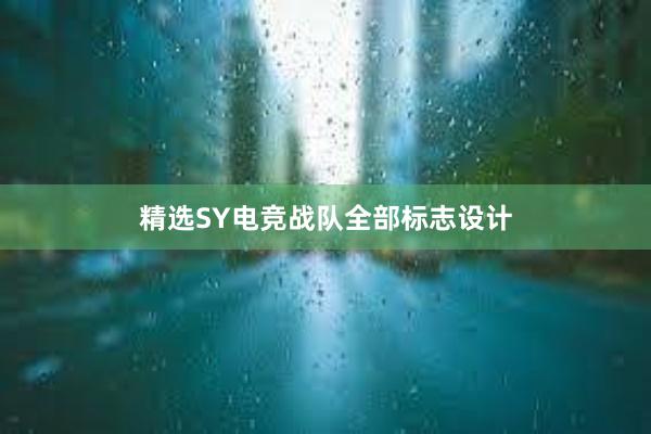 精选SY电竞战队全部标志设计