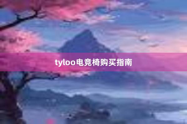 tyloo电竞椅购买指南