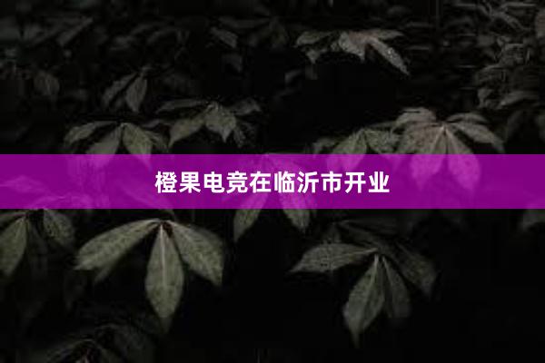 橙果电竞在临沂市开业