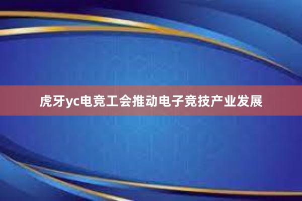 虎牙yc电竞工会推动电子竞技产业发展